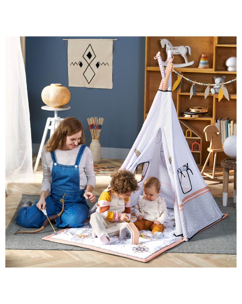 Kinderkraft σκηνή-χαλί playmat tippy kptipp00mul0000 - Kinderkraft