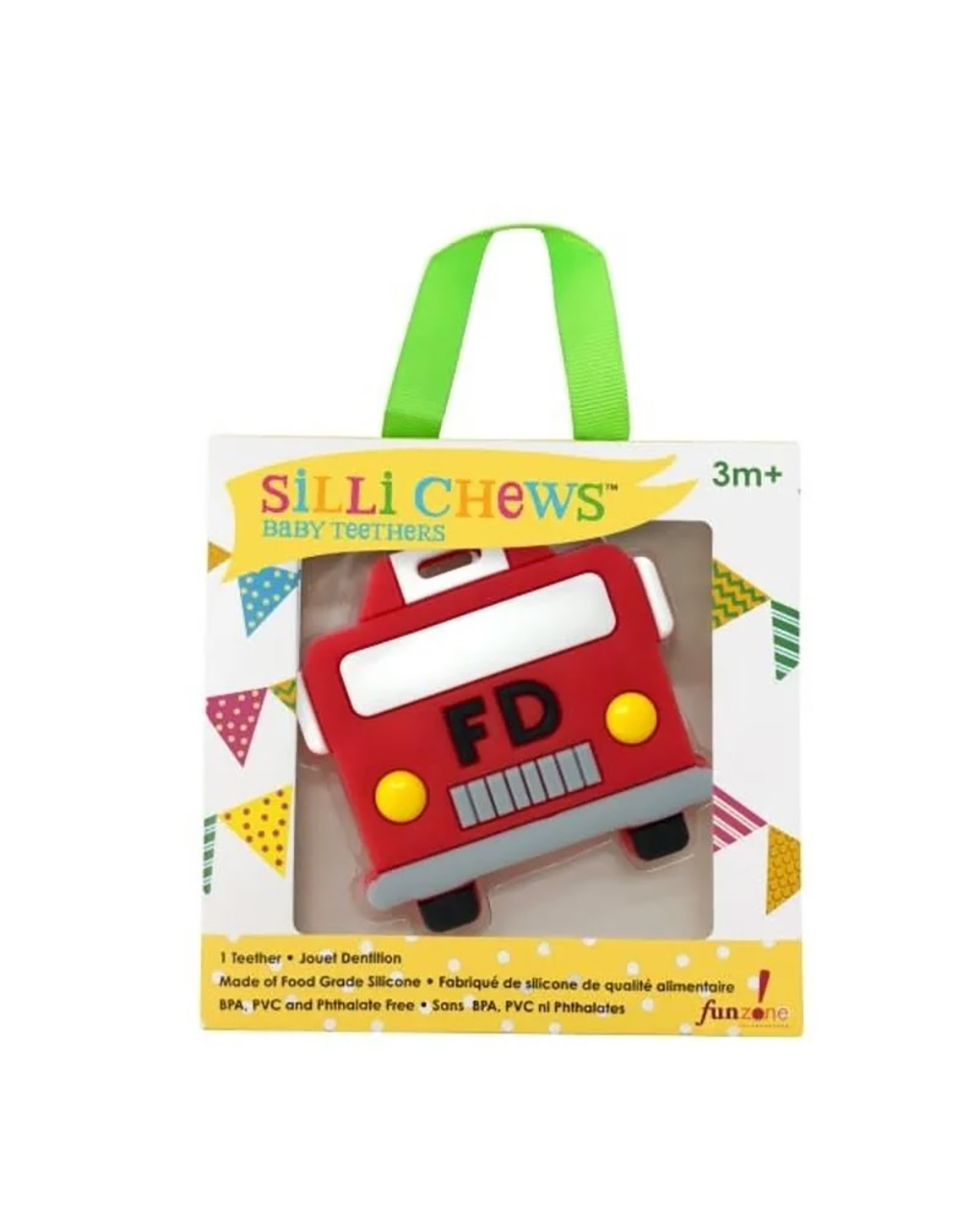 μασητικό σιλικόνης σε σχήμα πυροσβεστικού οχήματος. - Proludis