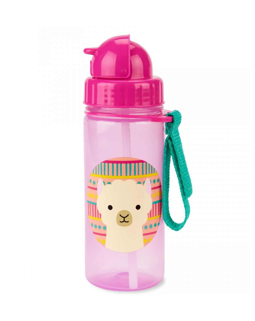 Skip hop zoo πλαστικό παγούρι με καλαμάκι 384.5ml llama 29-2903033-08 - SKIP HOP