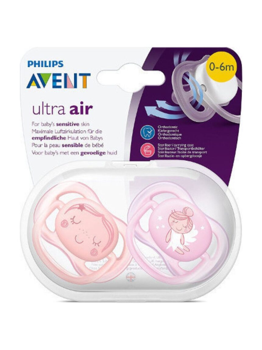 Philips avent πιπίλα ultra air 2τμχ 0-6m scf345/20 - Philips Avent