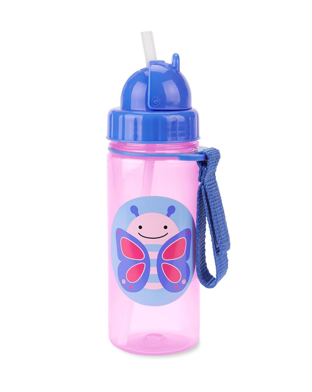 Skip hop zoo πλαστικό παγούρι με καλαμάκι 384.5ml butterfly 29-2903033-03 - SKIP HOP