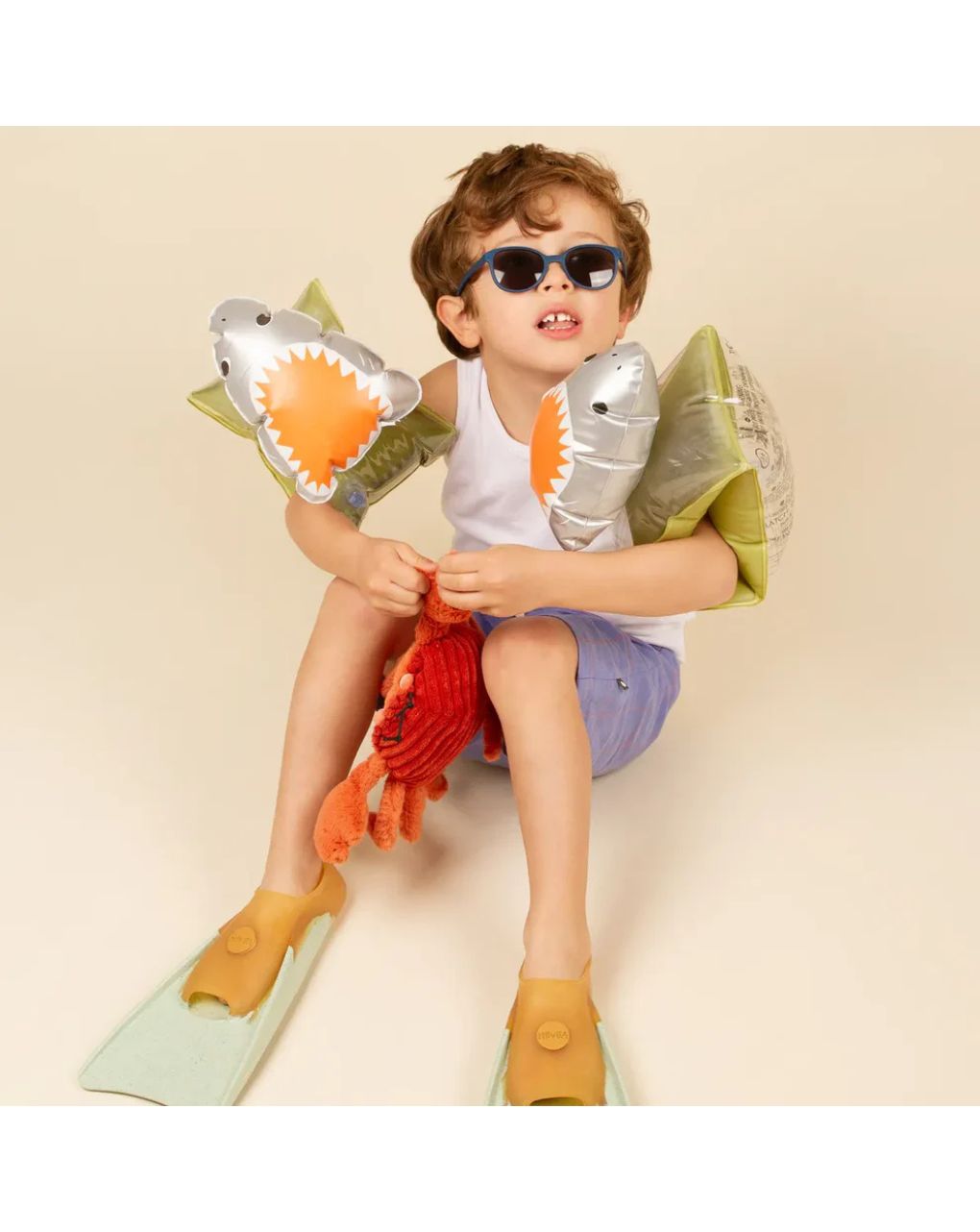 Kietla γυαλιά ηλίου wazz 2-4 ετών wayfarer blue denim - kietla
