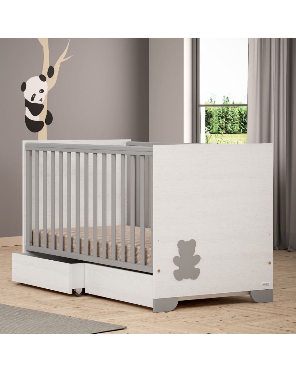 Casababy panda σετ συρτάρια τροχήλατα 590269 - CASABABY