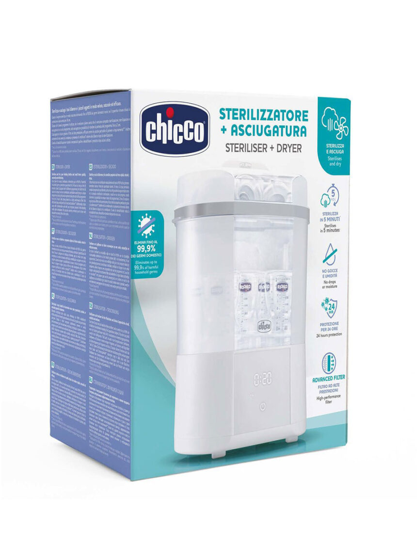 Chicco ψηφιακός αποστειρωτής και στεγνωτήρας με φίλτρο - Chicco