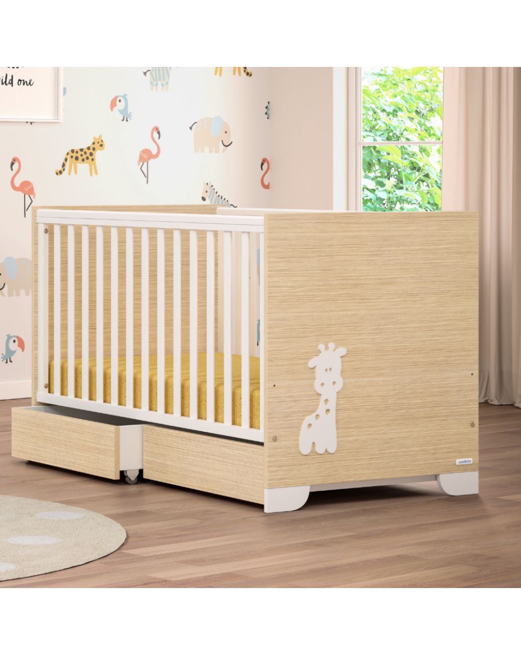 Casababy giraffe βρεφικό κρεβάτι μετατρεπόμενο σε προεφηβικό 590270