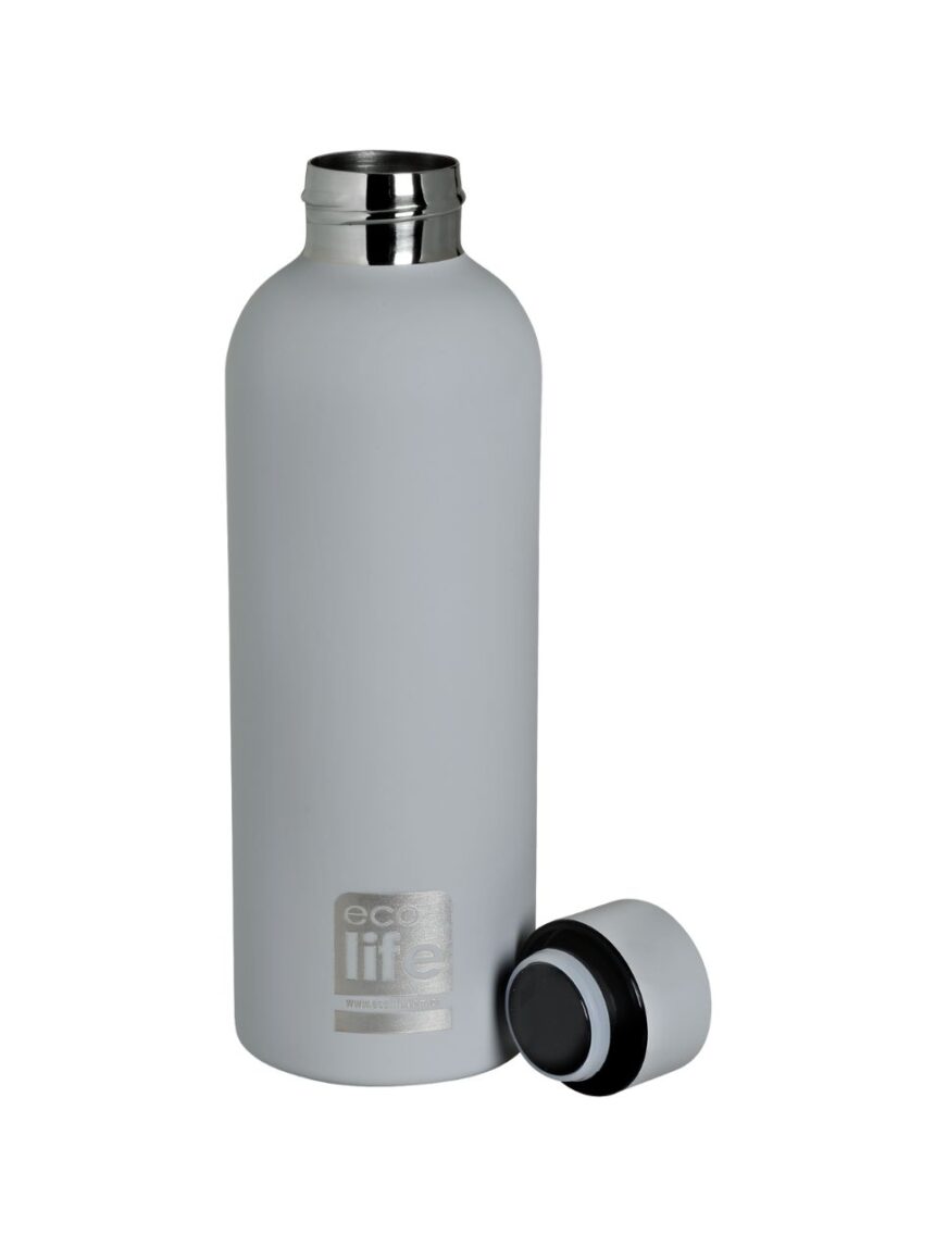Ecolife ανοξείδωτο μπουκάλι θερμός smokey grey 500ml 33-bo-3032 - Ecolife
