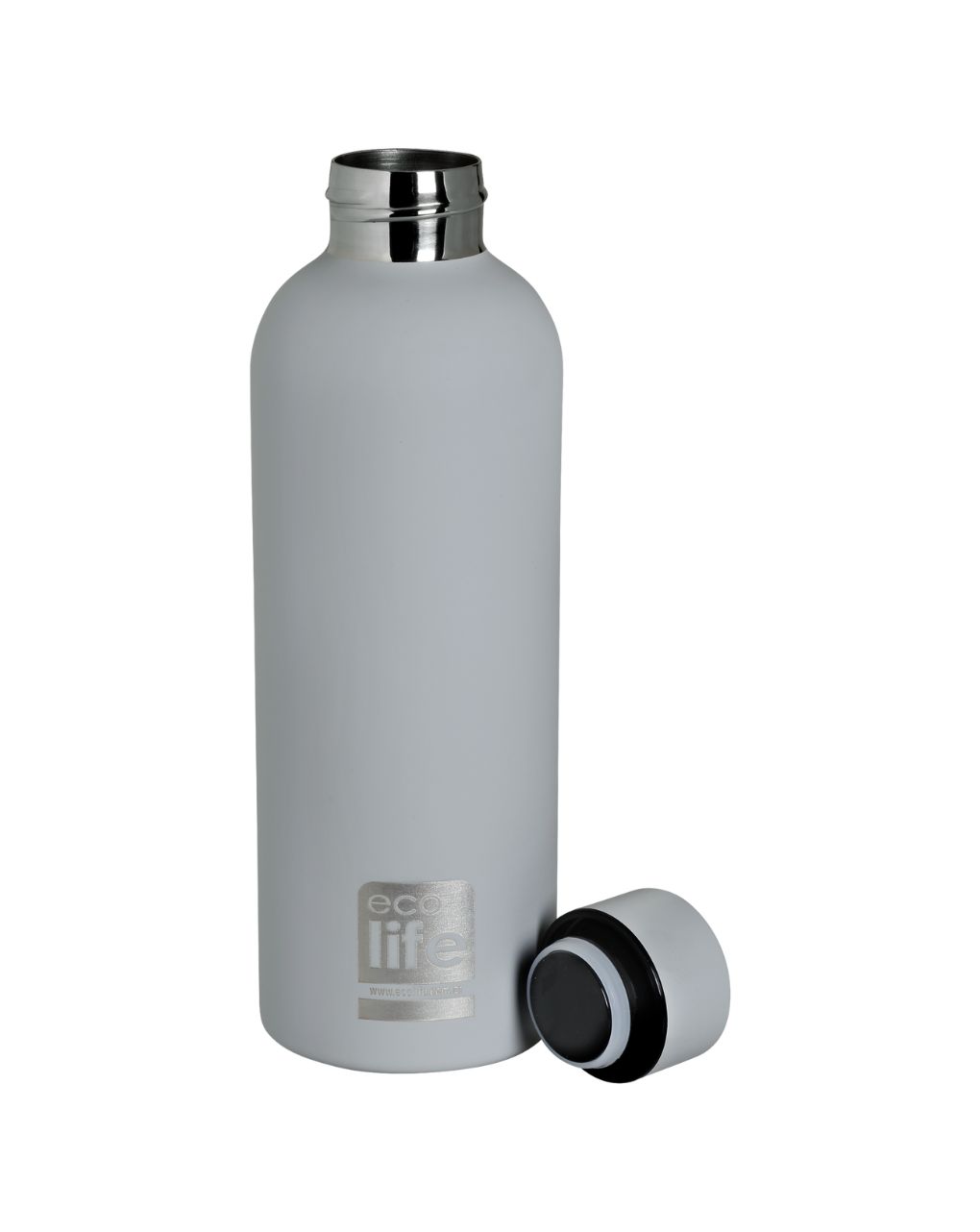 Ecolife ανοξείδωτο μπουκάλι θερμός smokey grey 500ml 33-bo-3032 - Ecolife
