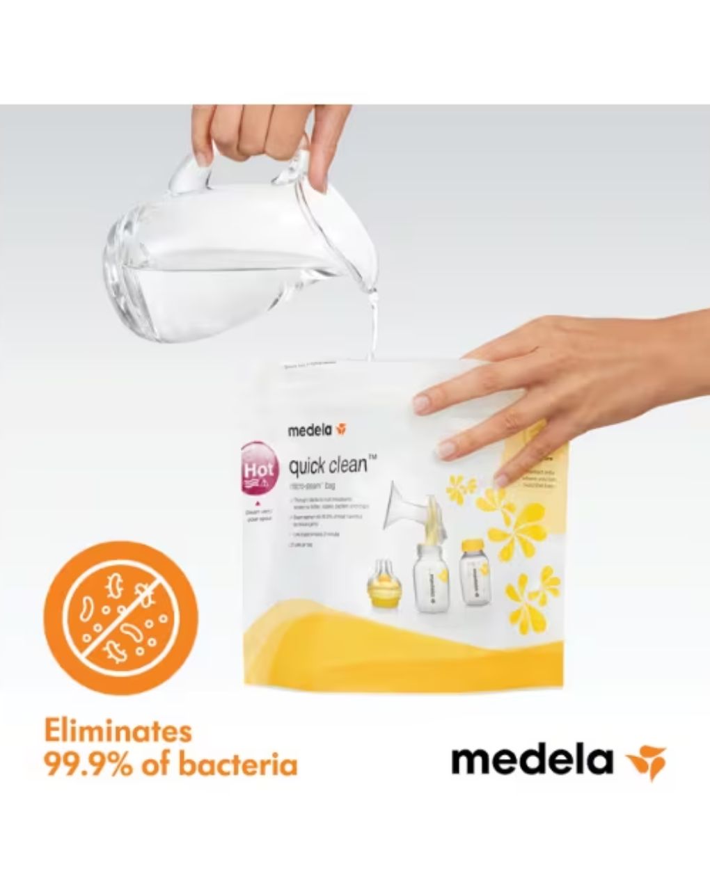 Medela quick clean™ σακουλάκια αποστείρωσης μικροκυμάτων 5τμχ - Medela