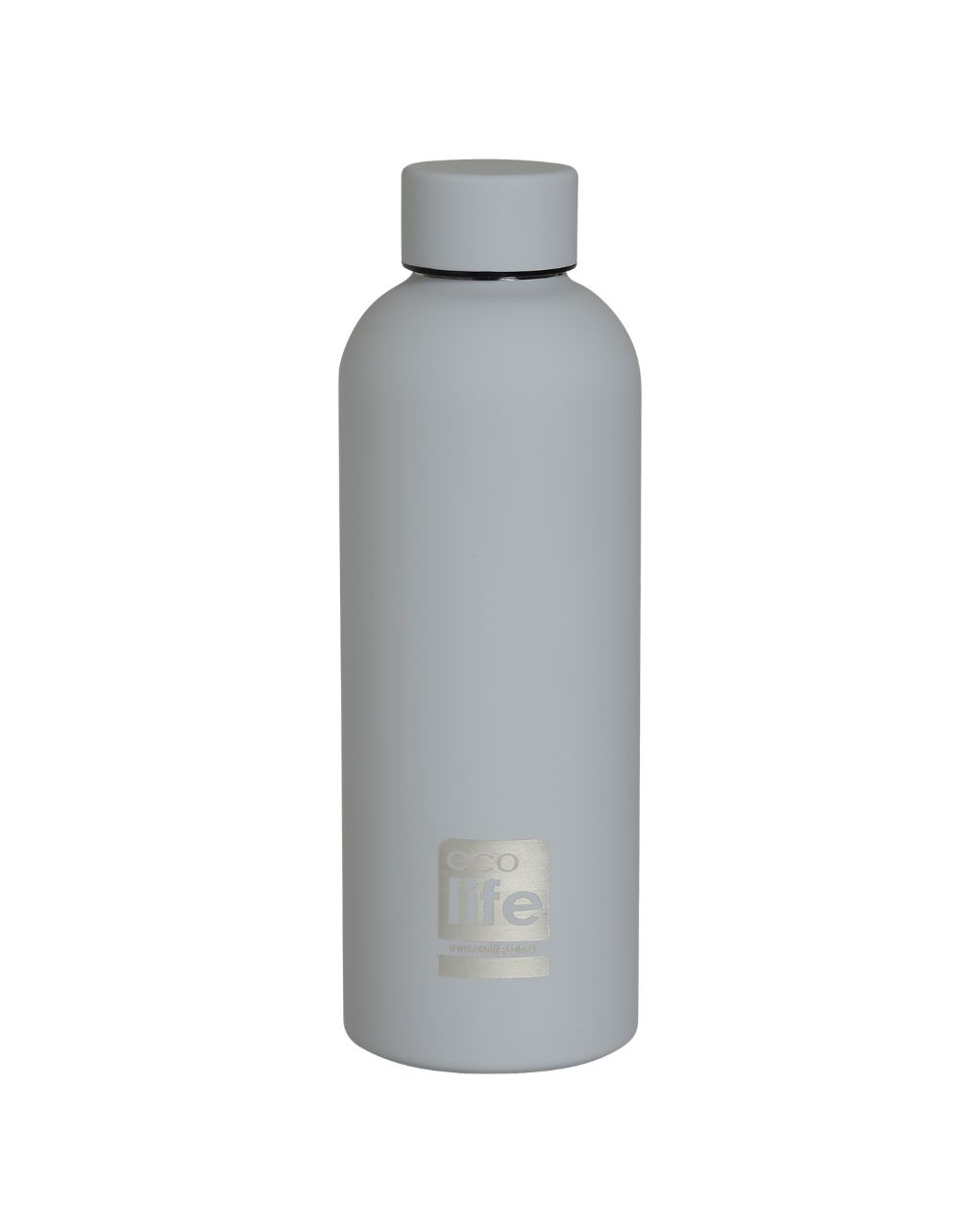 Ecolife ανοξείδωτο μπουκάλι θερμός smokey grey 500ml 33-bo-3032 - Ecolife