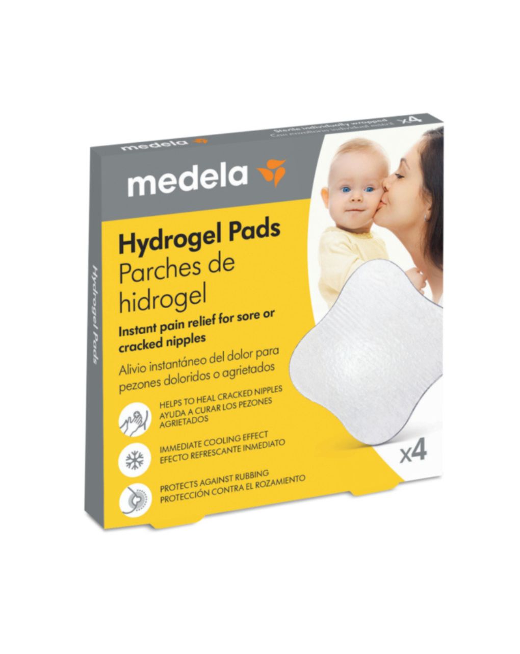 Medela hydrogel pads επιθέματα υγρής γέλης 4τμχ - Medela