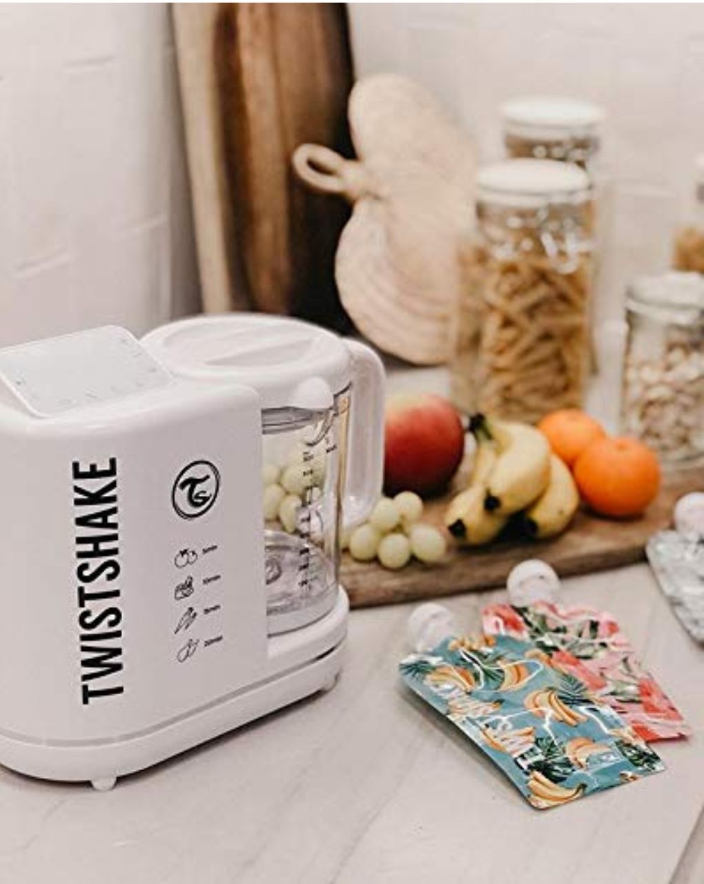 Twistshake παρασκευαστής βρεφικής τροφής 6 σε 1 white 32-08-78524 - Twistshake