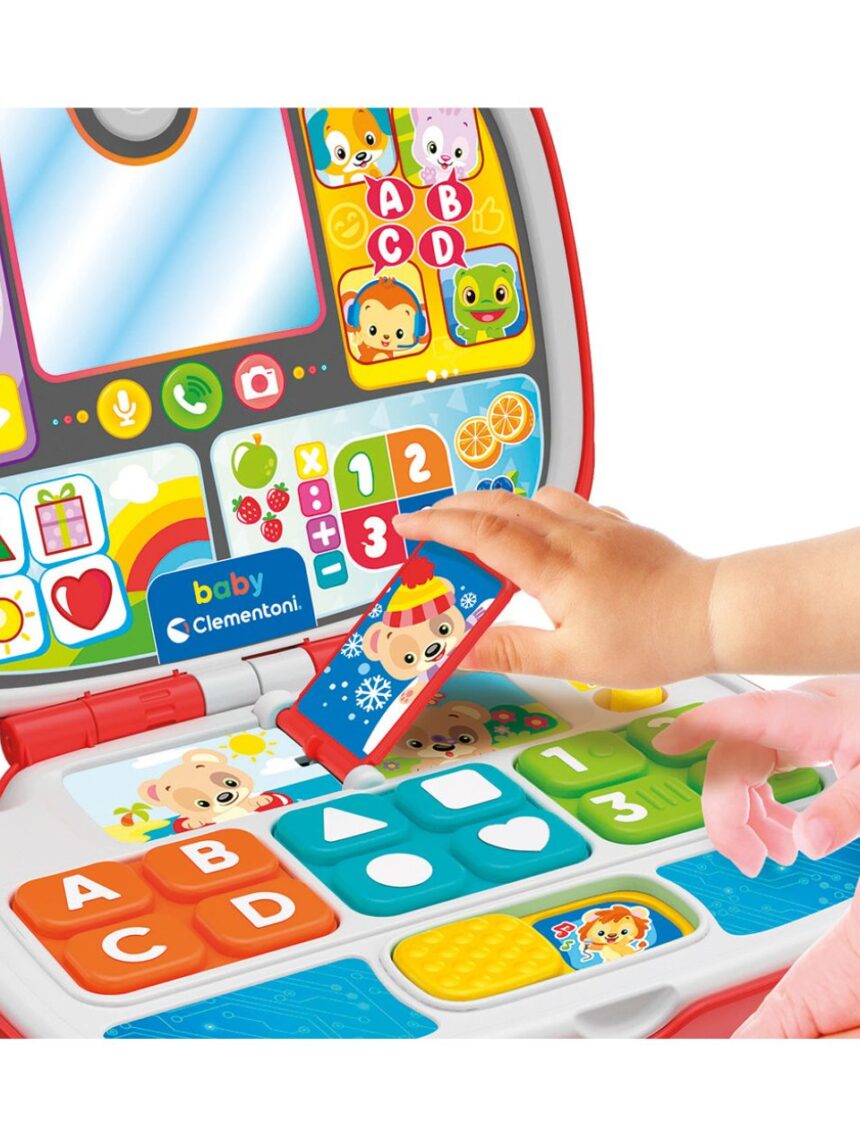 As company baby clementoni βρεφικό εκπαιδευτικό baby laptop για 9-36m 1000-63375 - BABY CLEMENTONI