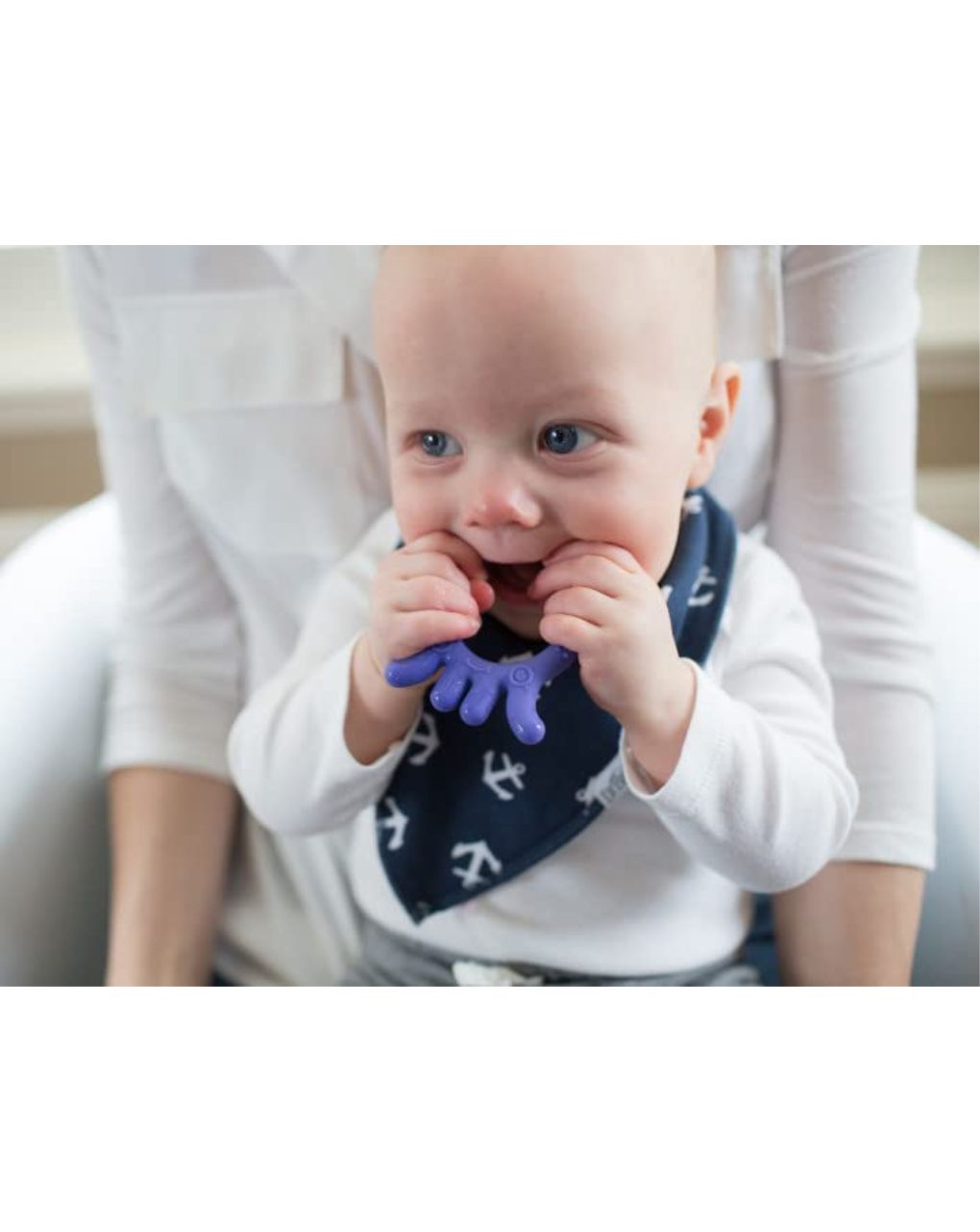 Dr brown's κρίκος οδοντοφυΐας σιλικόνης 3m+ χταπόδι 112.70.1hc.368 - Dr Browns