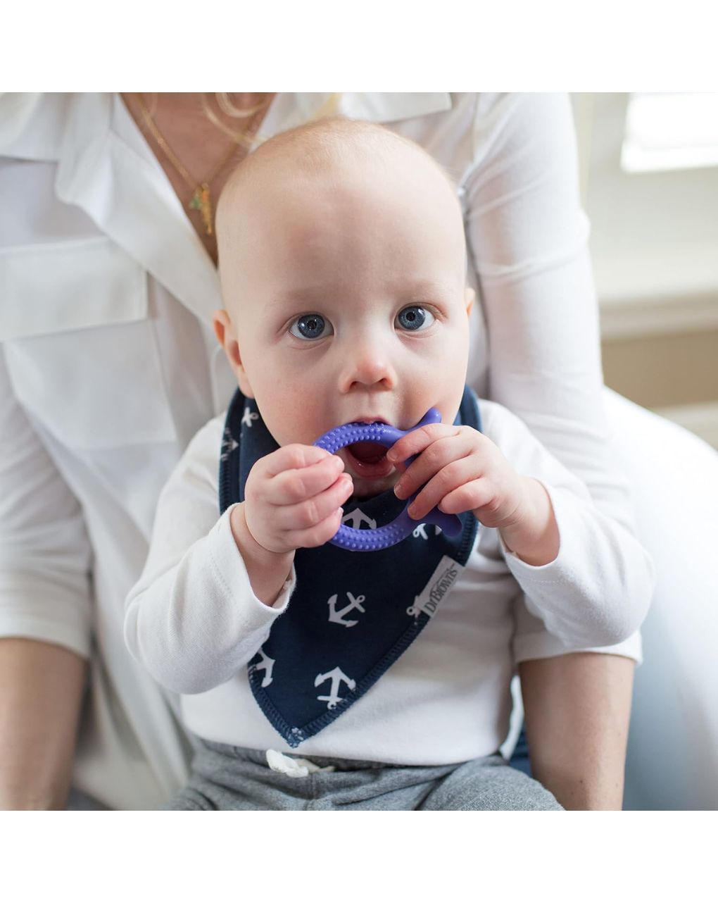 Dr brown's κρίκος οδοντοφυΐας σιλικόνης 3m+ χταπόδι 112.70.1hc.368 - Dr Browns