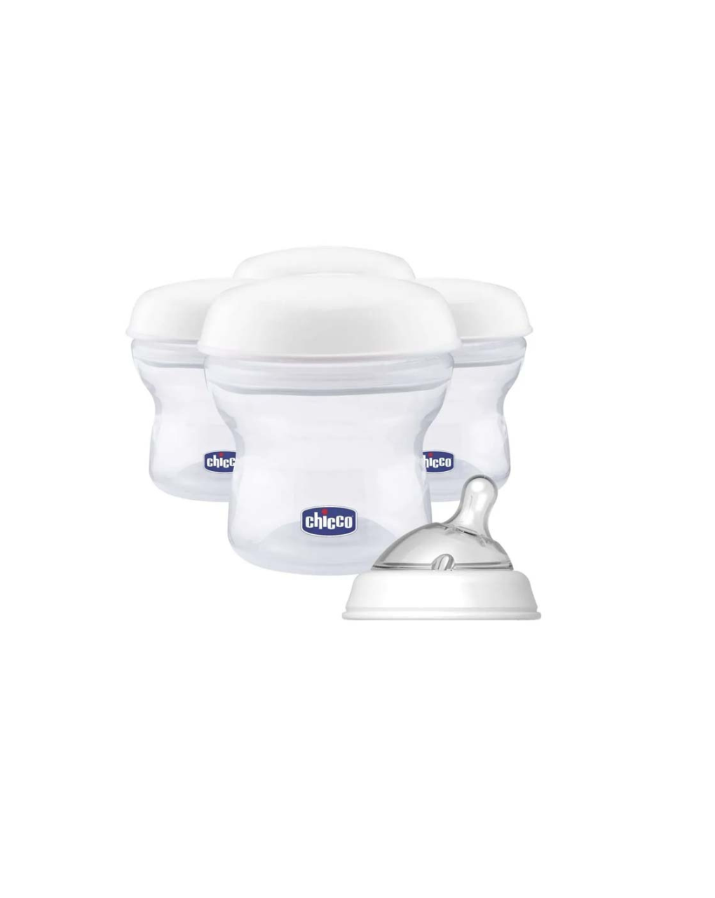 Chicco μπουκάλια διατήρησης μητρικού γάλακτος natural feeling (4 τεμ) - Chicco