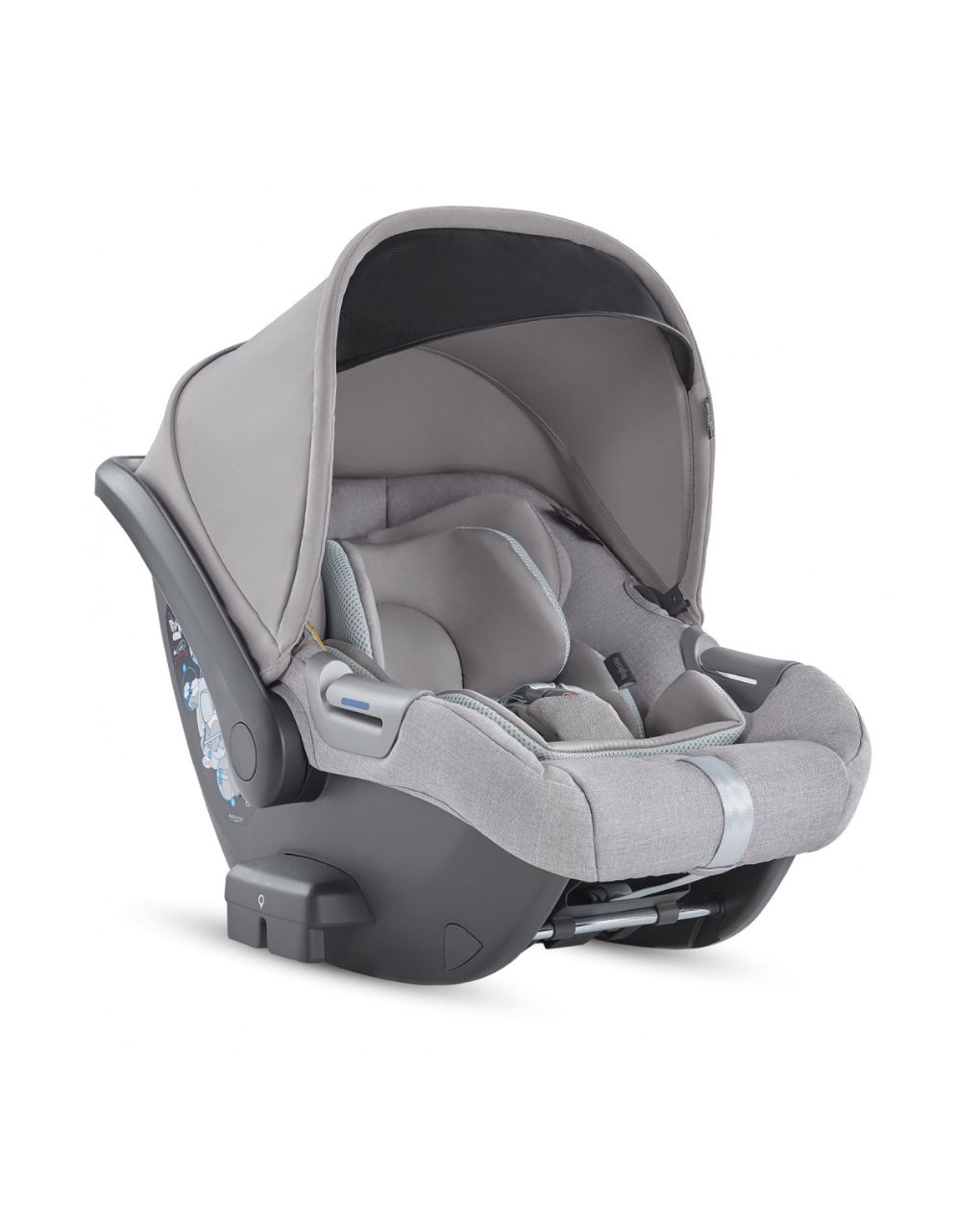 Inglesina κάθισμα αυτοκινήτου darwin infant i-size (40-75cm) aptica silk grey - Inglesina