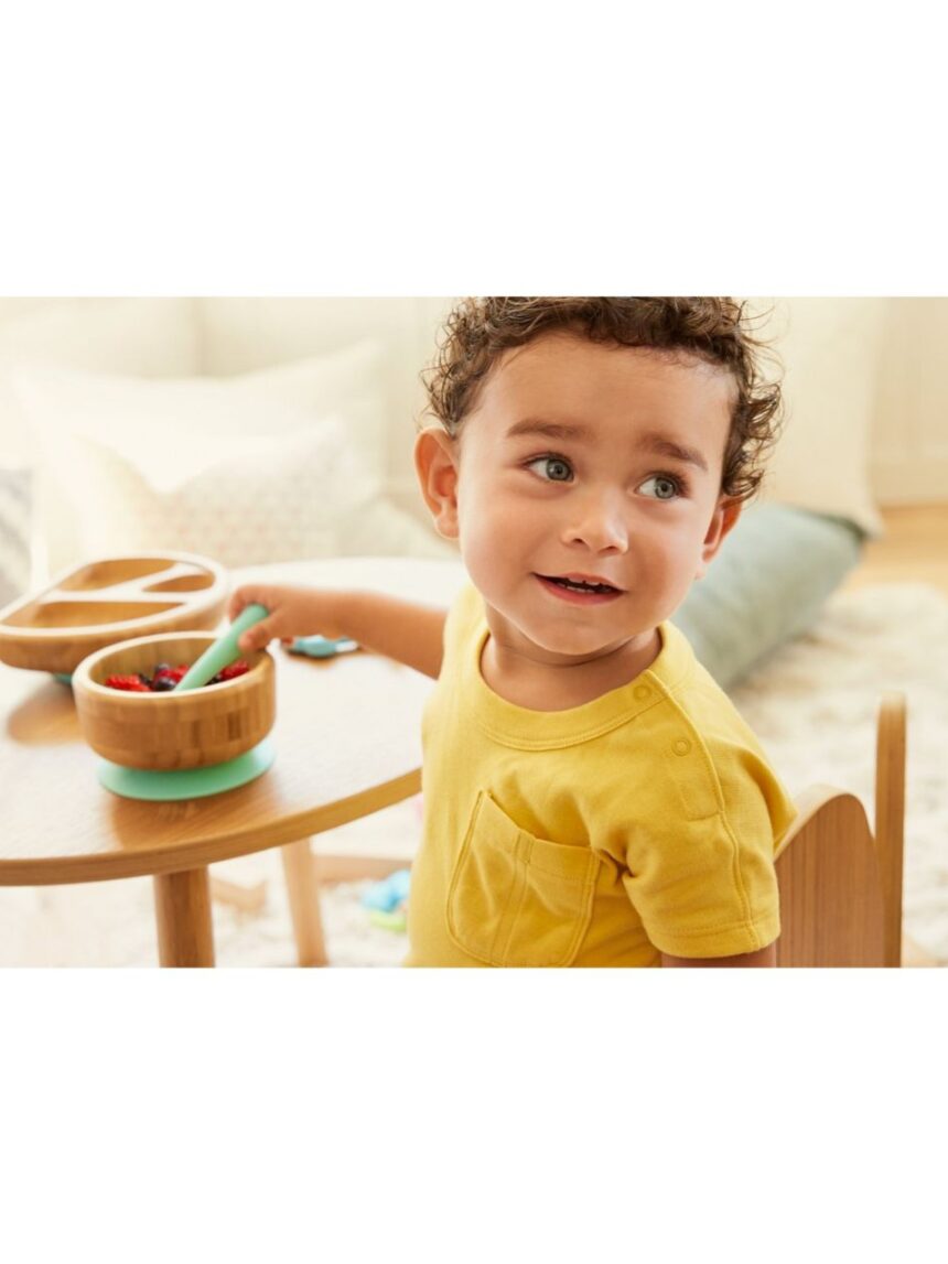 Munchkin bambou σετ φαγητού με μπολ & κουτάλι 6m+ 90037 - Munchkin
