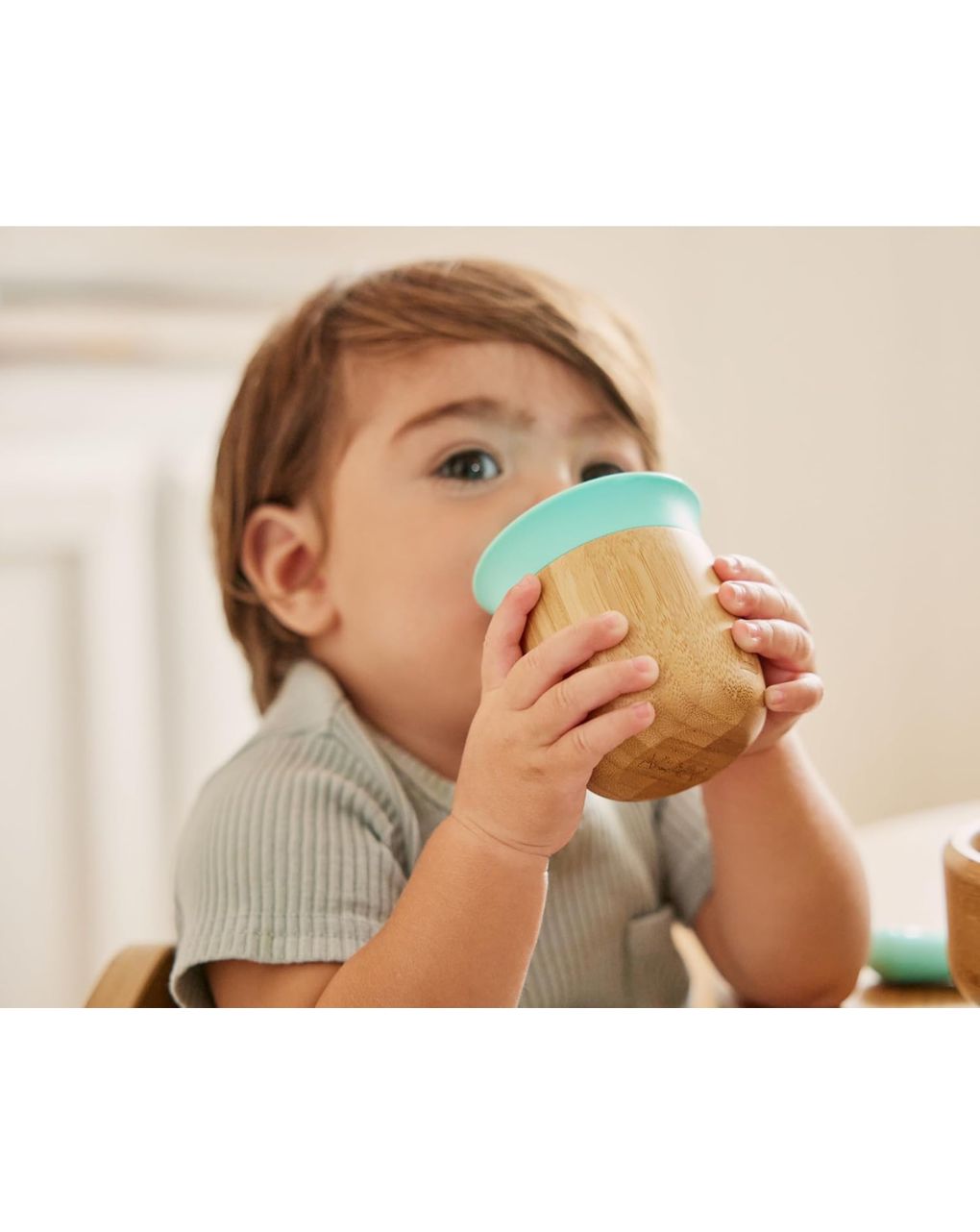 Munchkin εκπαιδευτικό ποτηράκι 150ml bambou cup 6m+ 90039 - Munchkin