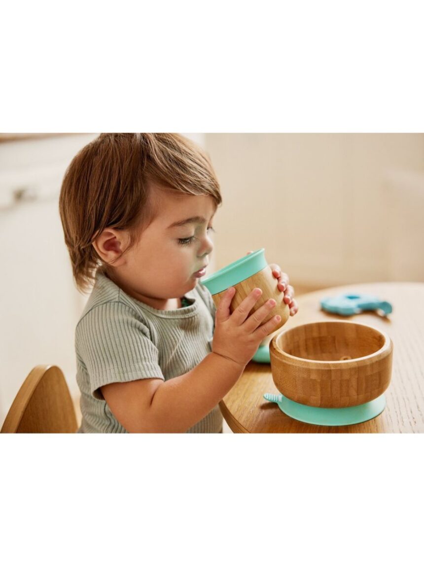 Munchkin bambou σετ φαγητού με μπολ & κουτάλι 6m+ 90037 - Munchkin