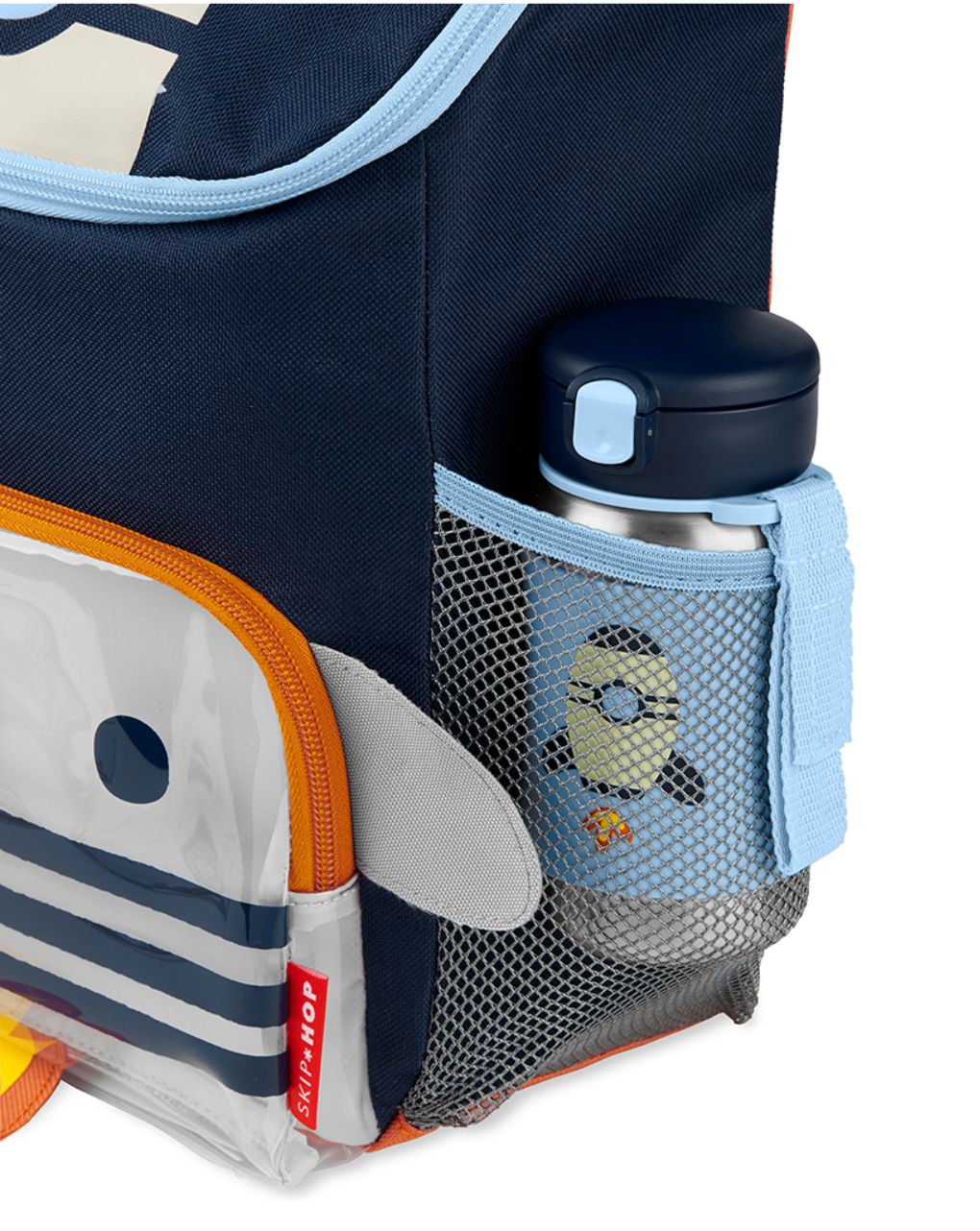 Skip hop spark style stainless steel παγούρι με καλαμάκι 350ml rocket 29-2903037-01 - SKIP HOP