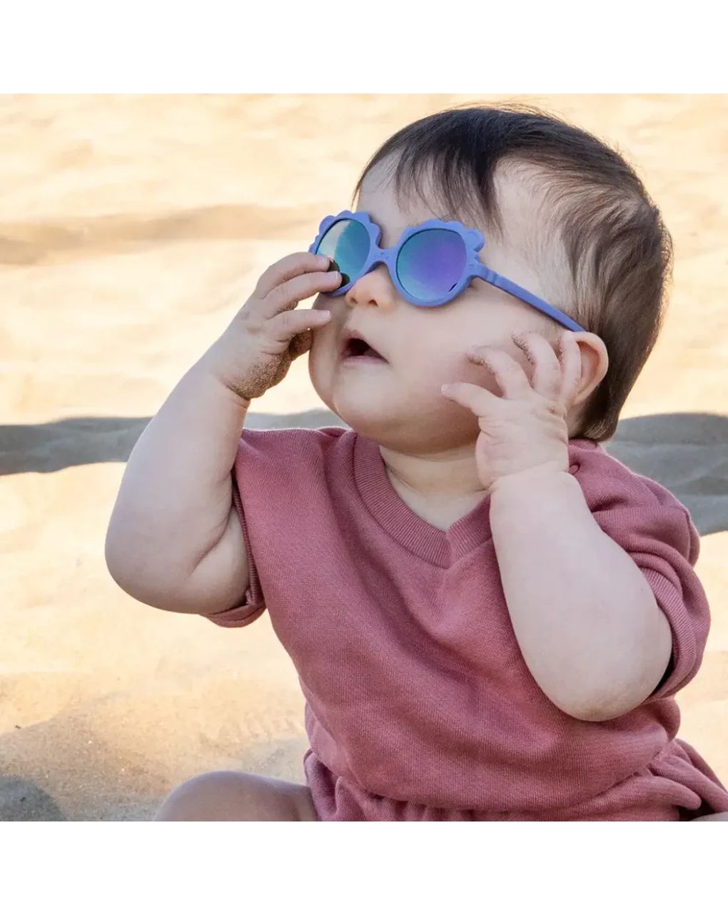 Kietla γυαλιά ηλίου lion 0-1 ετών lilac - kietla