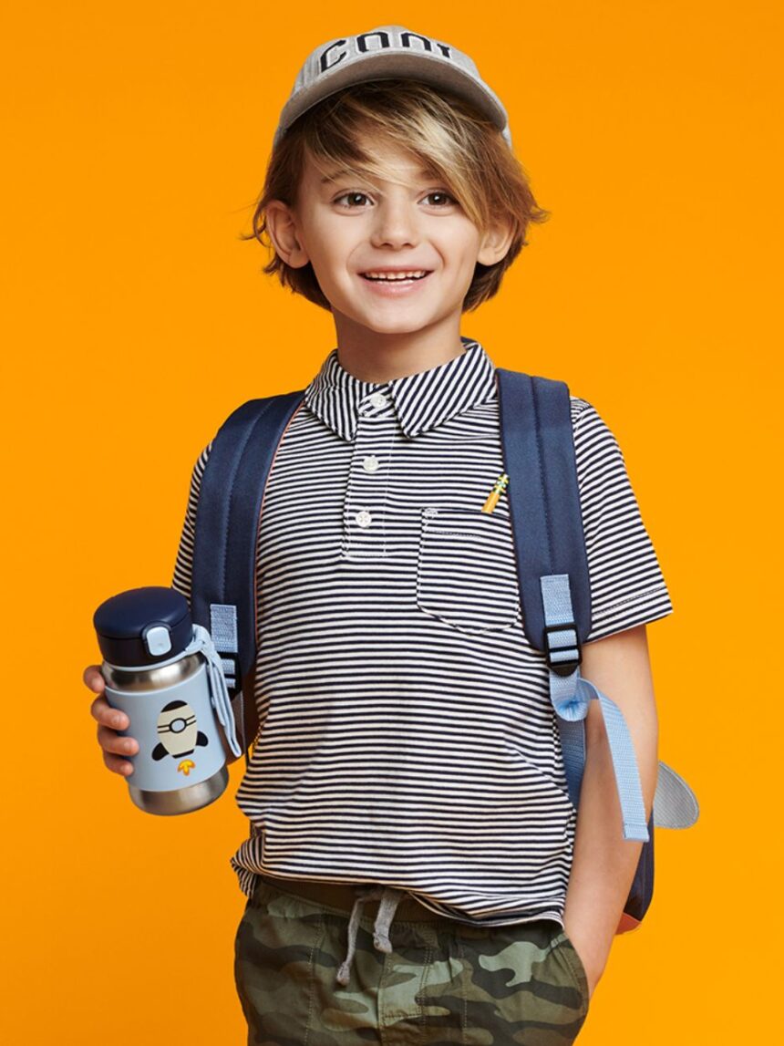 Skip hop spark style stainless steel παγούρι με καλαμάκι 350ml rocket 29-2903037-01 - SKIP HOP