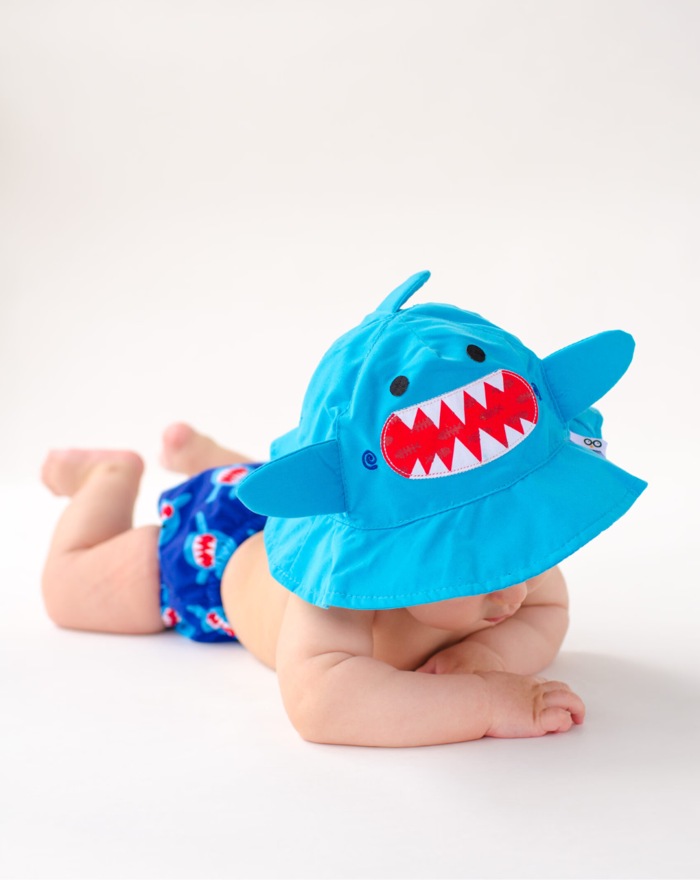 Zoocchini σετ μαγιό και καπέλο upf50+ sherman the shark για αγόρι - Zoocchini