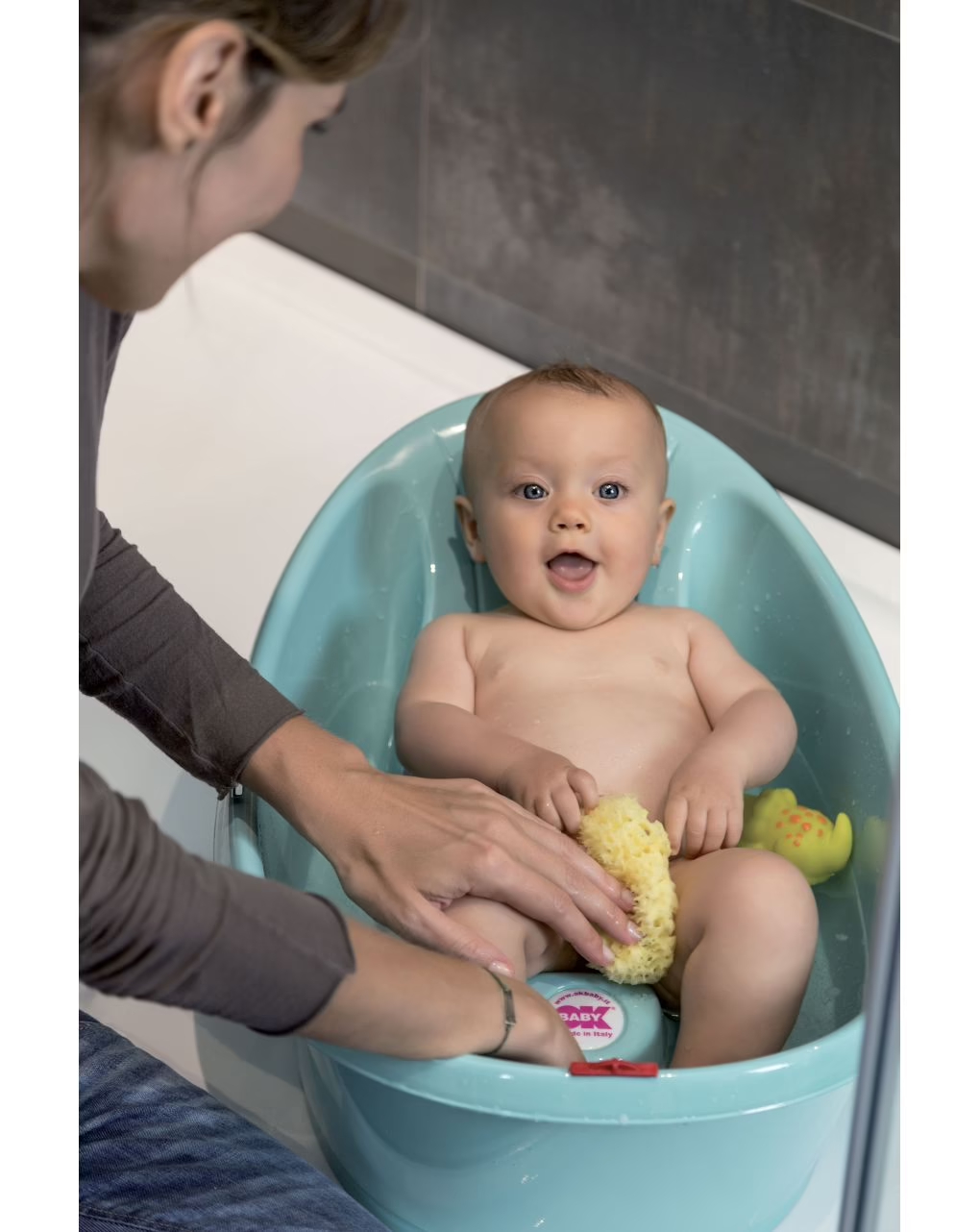 Ok baby μπανάκι μωρού onda λευκό 0-12 μηνών - Okbaby