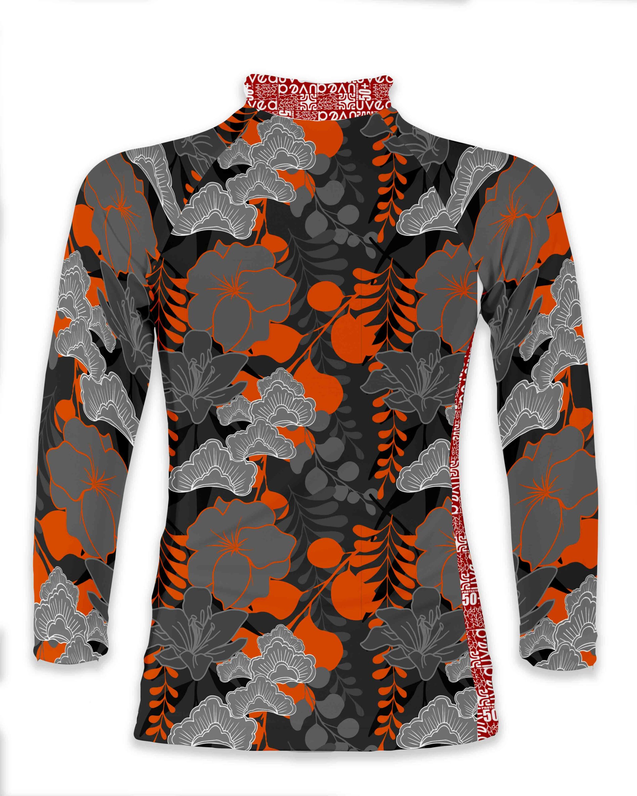 Uvea biarritz βρεφική uv μακρυμάνικη μπλούζα aloha black upf 50+ για αγόρι - UVEA