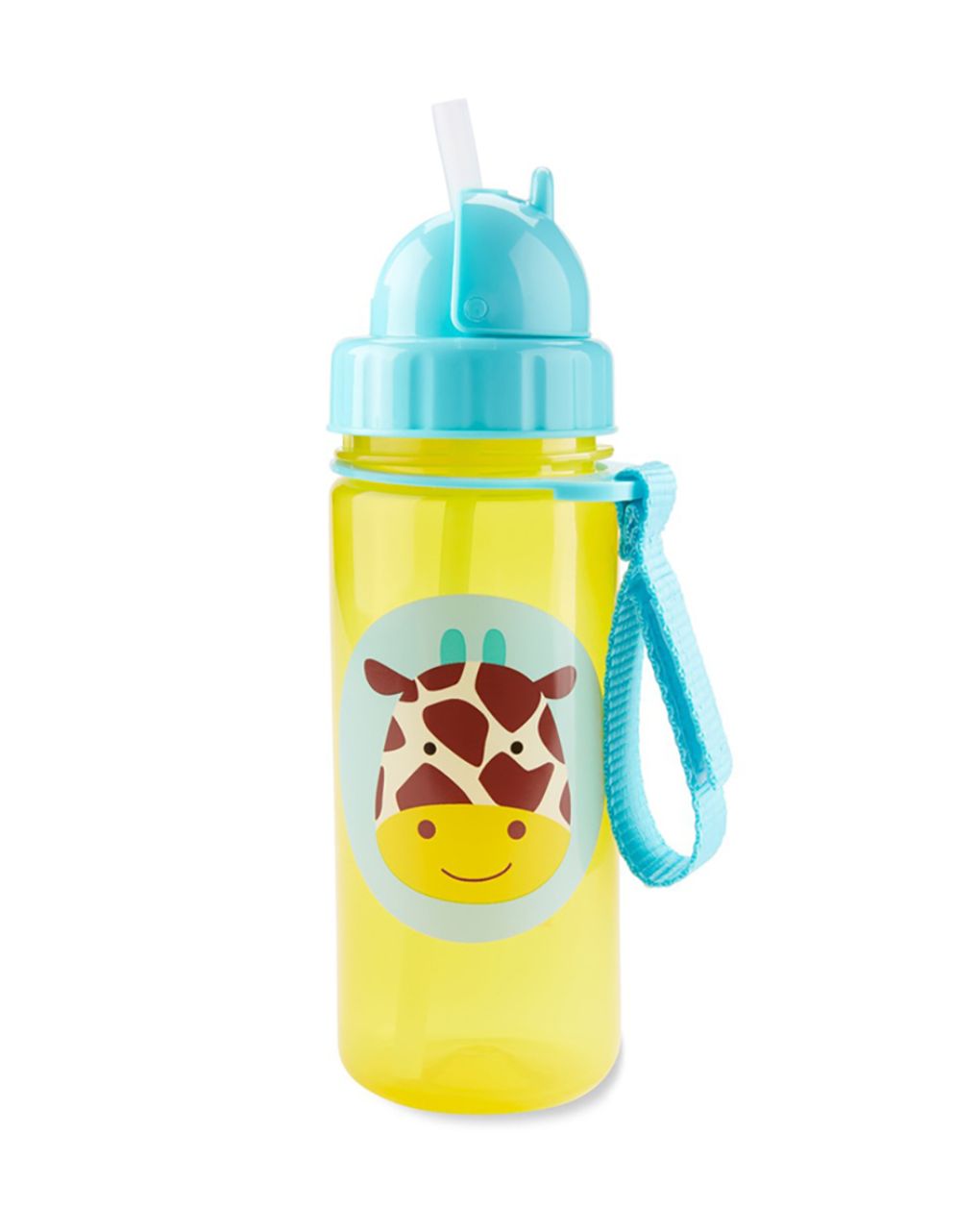 Skip hop zoo πλαστικό παγούρι με καλαμάκι 384.5ml giraffe 9n568210 - SKIP HOP