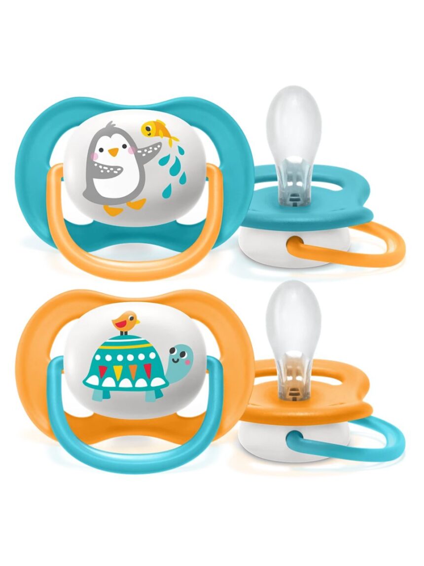 Philips avent πιπίλες ultra air 2τμχ 6-18m (4 σχέδια) scf080/12 - Philips Avent