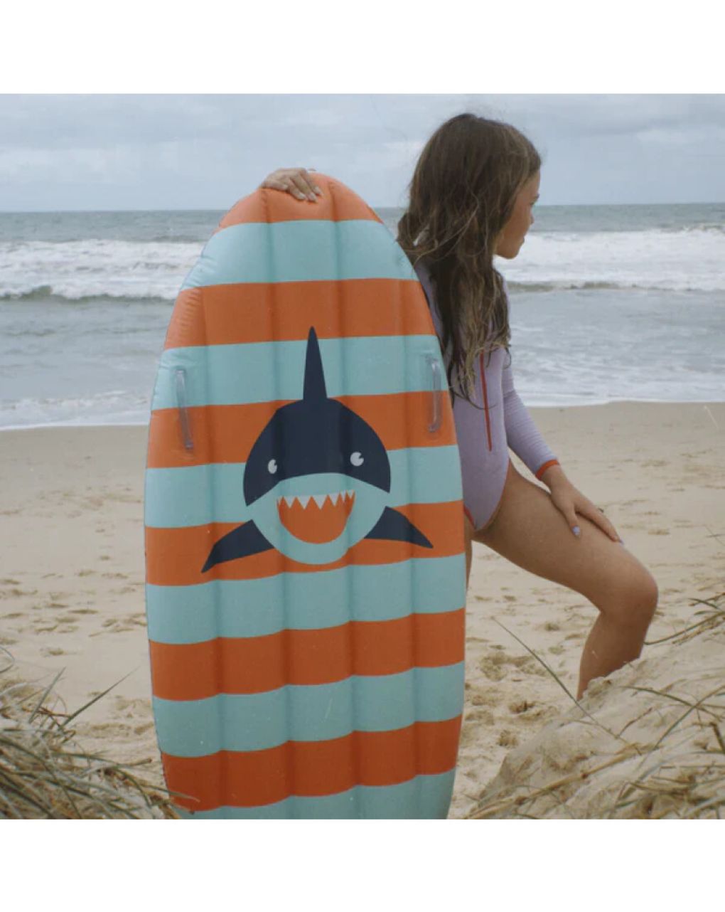 Swim essentials φουσκωτή σανίδα 120cm "striperd shark" swe-2022se312 - Swim Essentials
