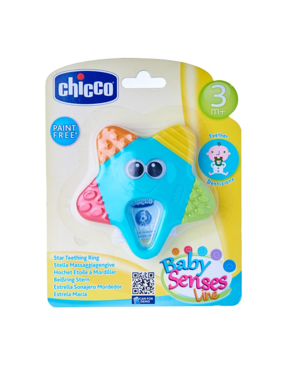 Chicco αστέρι οδοντοφυΐας 3m+, 1τμχ - Chicco