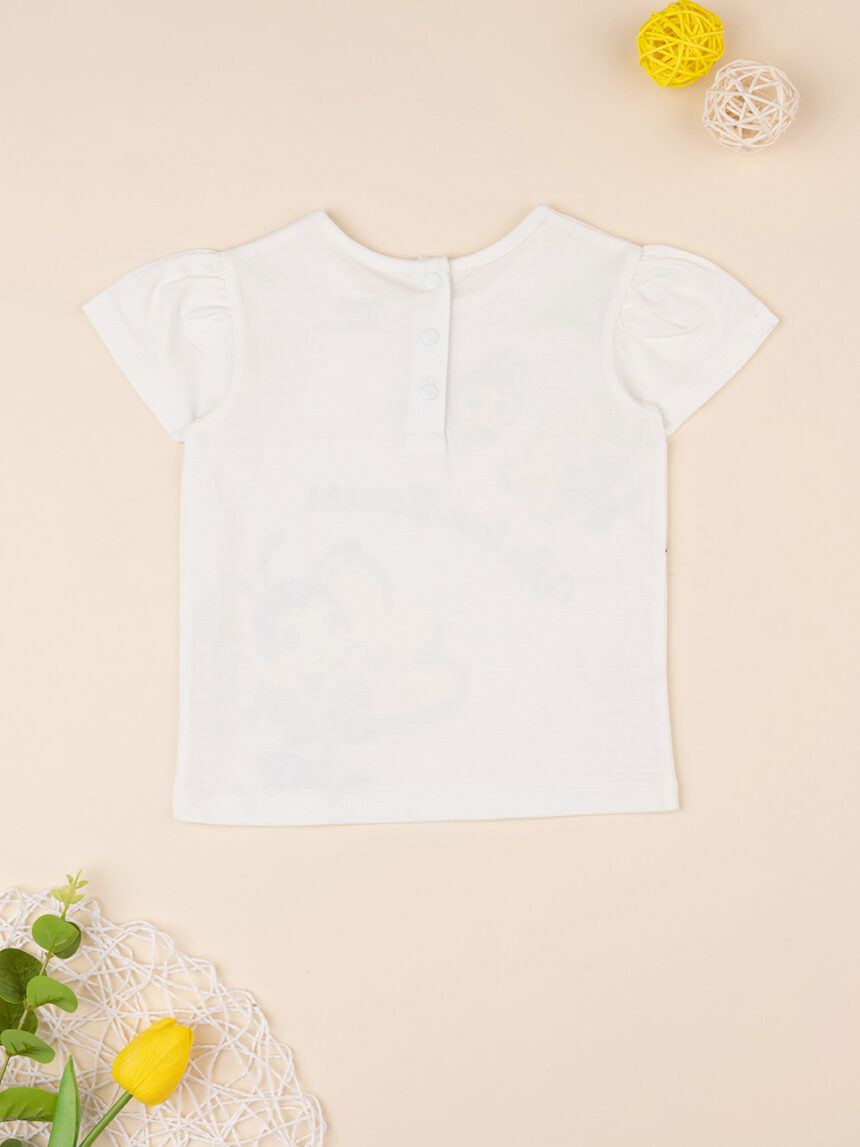 βρεφικό t-shirt λευκό με μελισσούλες για κορίτσι - Prénatal