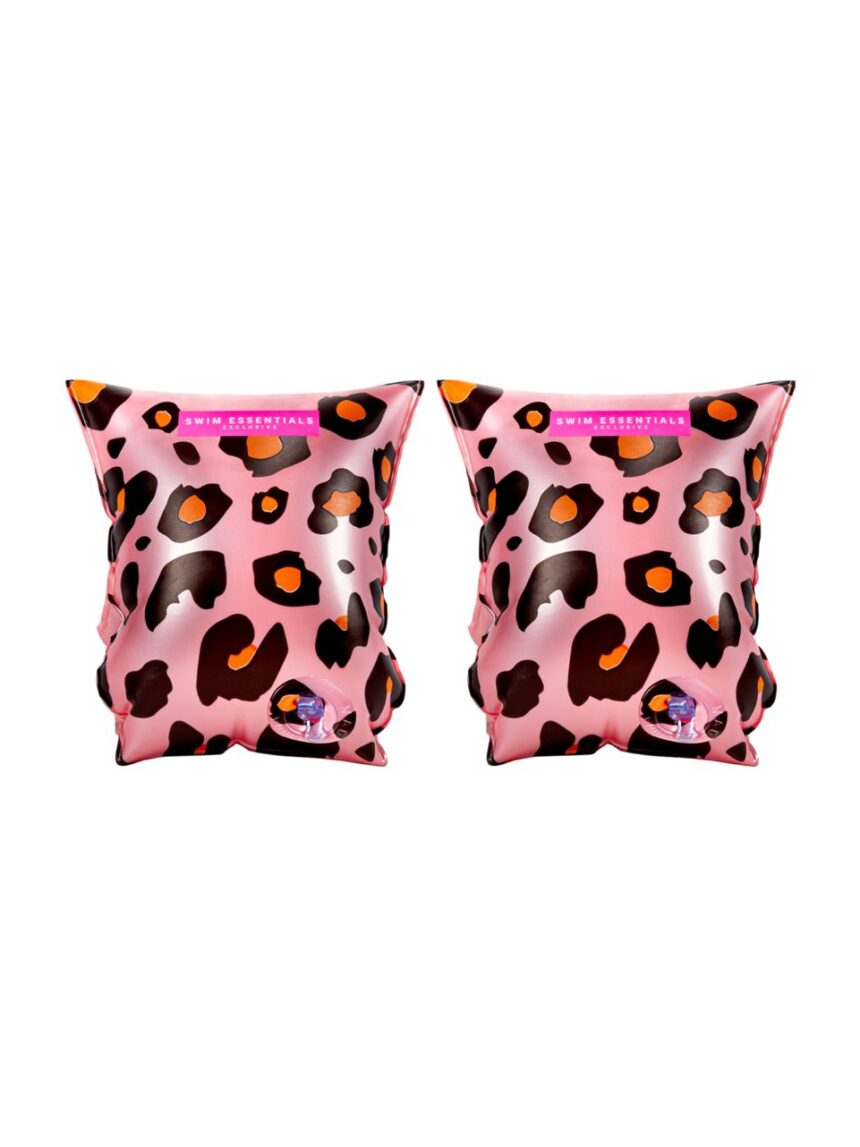 Swim essentials: μπρατσάκια 2-6 ετών "rose gold leopard" swe-2020se36 - Swim Essentials