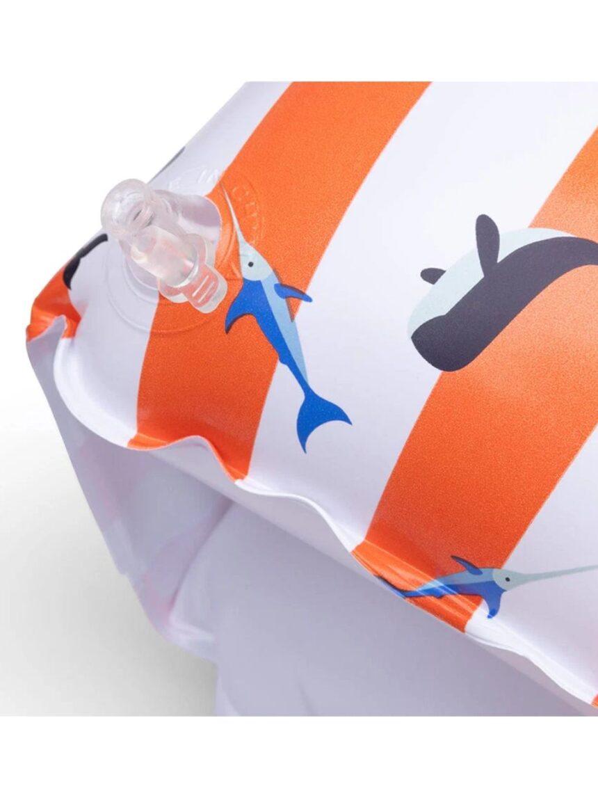 Swim essentials μπρατσάκια 2-6 ετών "red-white whale" swe-2020se152 - Swim Essentials