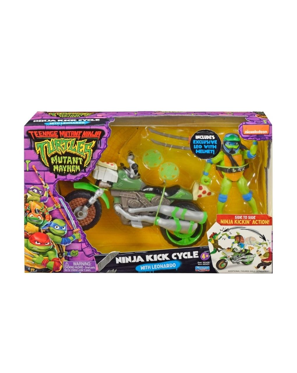 Tmnt movie χελωνονιντζάκια όχημα με φιγούρα & αξεσουάρ (2 σχέδια) tu803000 - TURTLES NINJA