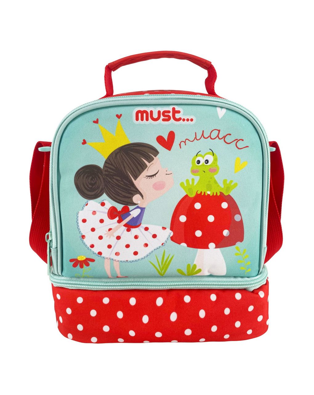τσαντάκι φαγητού ισοθερμικό must yummy princess with frog 000585118