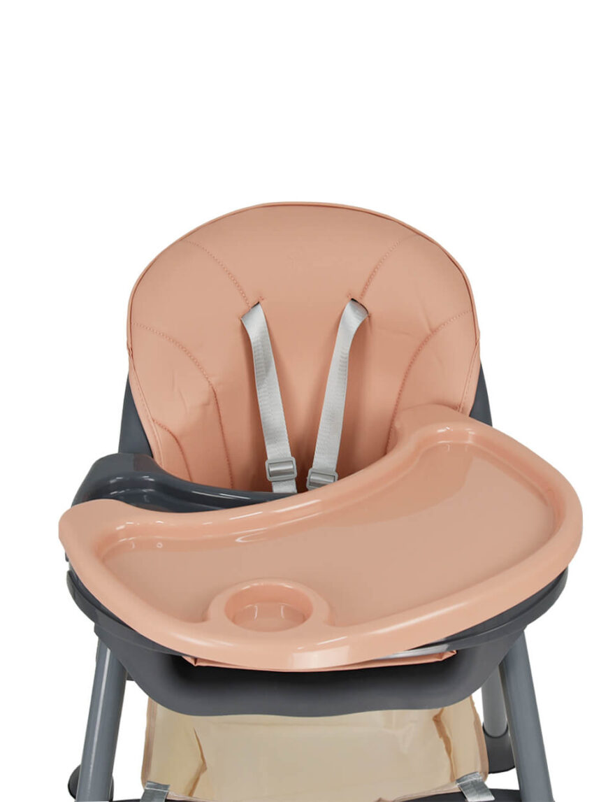 Bebe stars καρέκλα φαγητού cozy 2 in 1 peach 897-185 - Bebe Stars