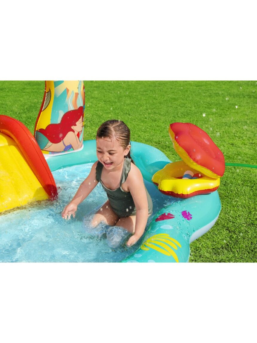Bestway playcenter πισίνα disney μικρή γοργόνα με αξεσουάρ 221x193x117cm - Bestway