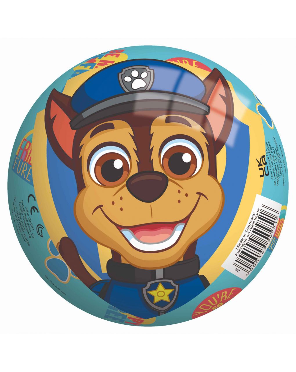 John μπάλα 130mm paw patrol 50951 - John Hellas