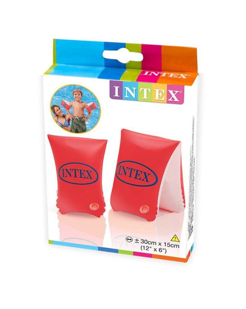 Intex large deluxe arm bands μεγάλα κυλινδρικά κόκκινα μπρατσάκια 30x15cm - Intex
