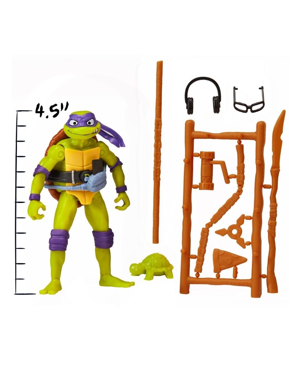 Tmnt movie χελωνονιντζάκια βασικη φιγούρα δράσης (7 σχέδια) tu805000 - TURTLES NINJA