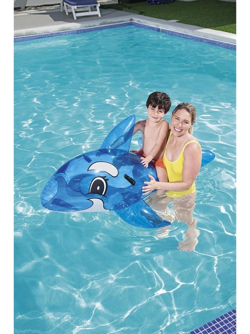 Bestway φουσκωτή φάλαινα ride-on με λαβές 157x94εκ - Bestway
