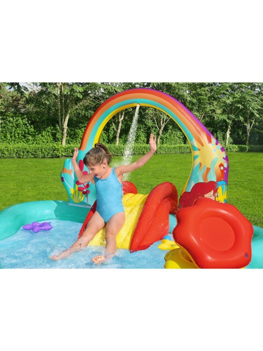Bestway playcenter πισίνα disney μικρή γοργόνα με αξεσουάρ 221x193x117cm - Bestway
