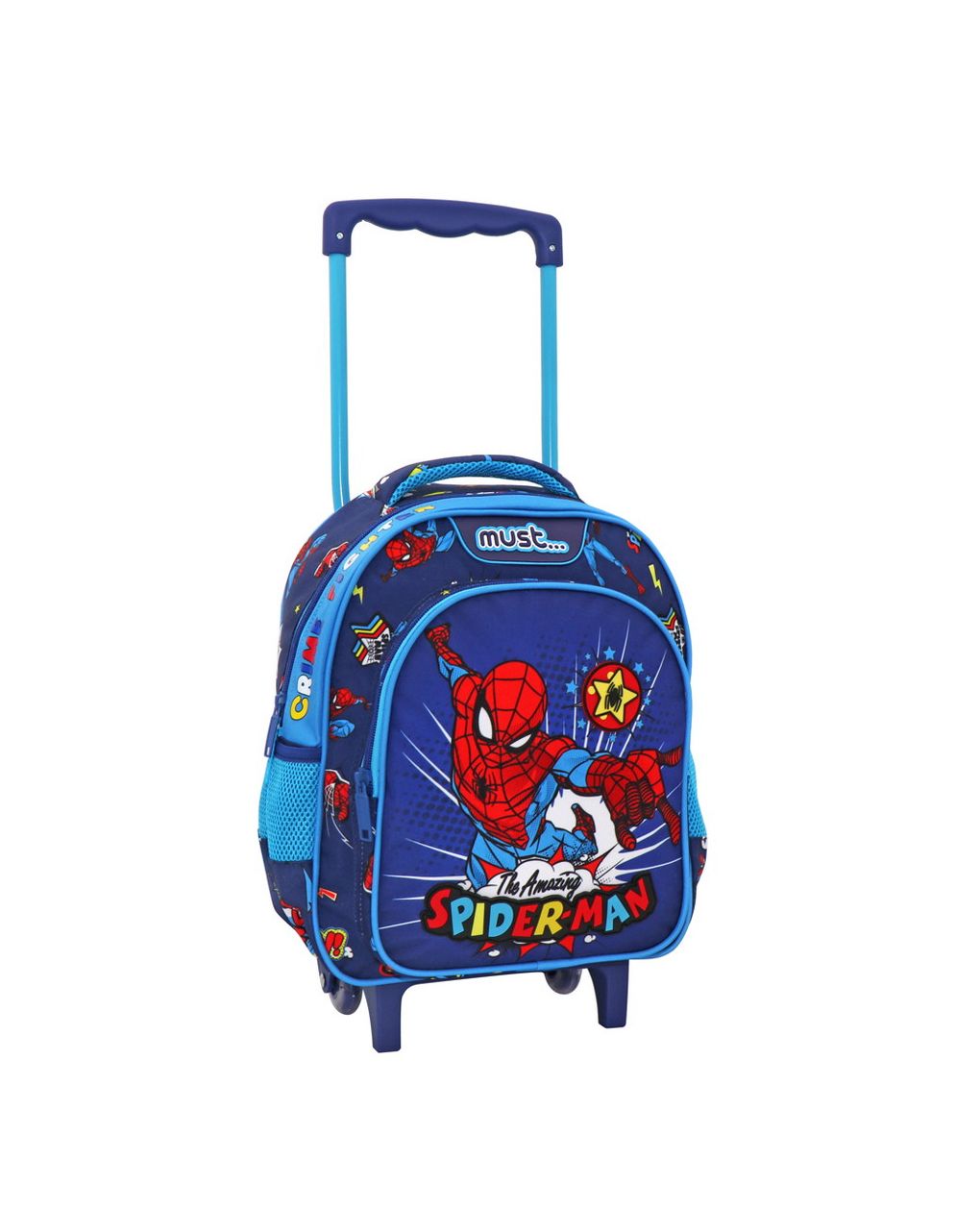 σχολική τσάντα τρόλεϊ νηπίου spiderman the amazing must 2 θήκες  000508124 - must