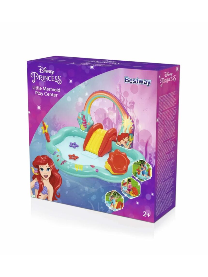 Bestway playcenter πισίνα disney μικρή γοργόνα με αξεσουάρ 221x193x117cm - Bestway