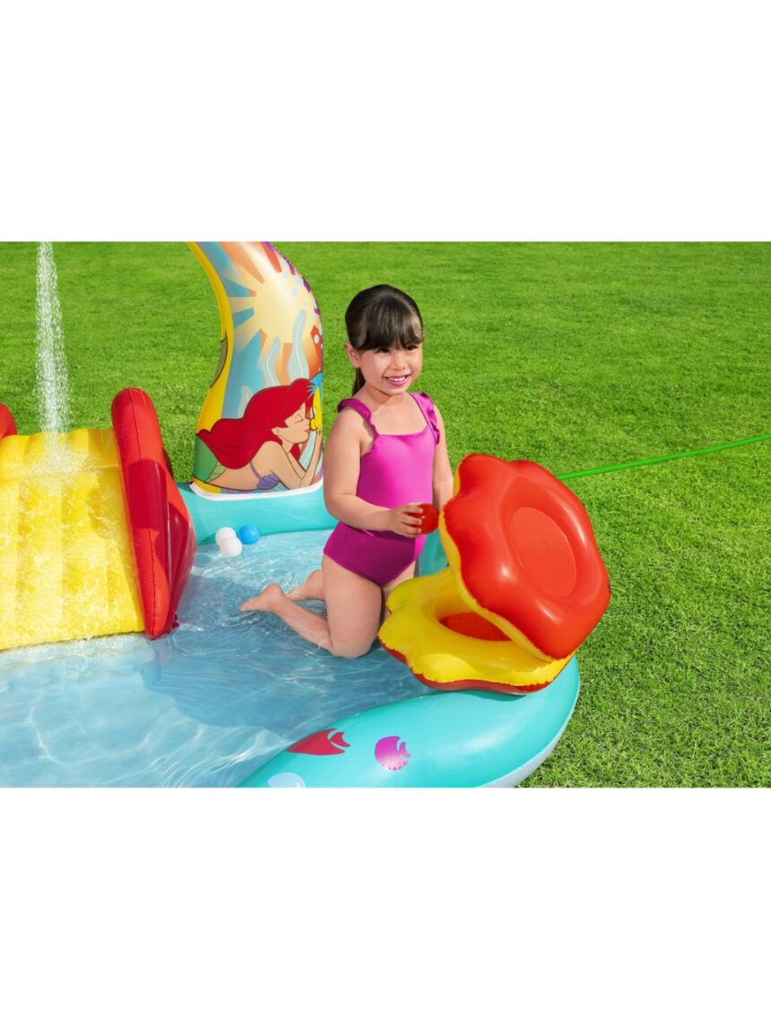 Bestway playcenter πισίνα disney μικρή γοργόνα με αξεσουάρ 221x193x117cm - Bestway