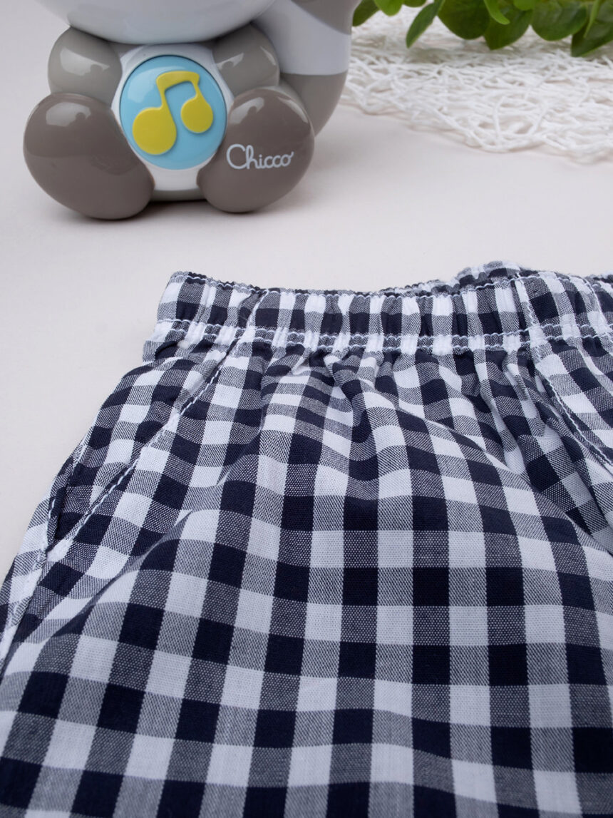 σετ t-shirt και σορτς καρό για αγόρι - Prénatal