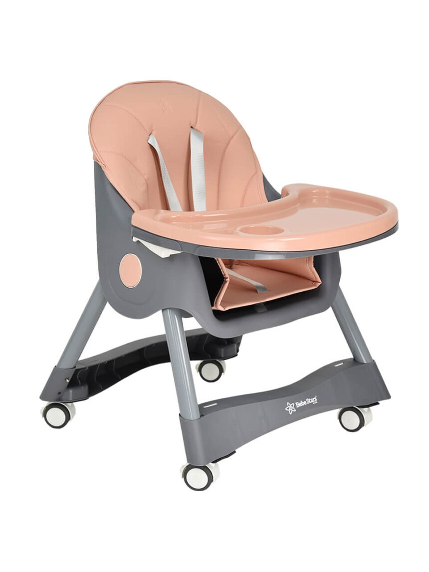 Bebe stars καρέκλα φαγητού cozy 2 in 1 peach 897-185 - Bebe Stars